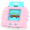 Children's Early Education Card Machine 112PCS Cards Puzzle Bilingual Enlightenment Card