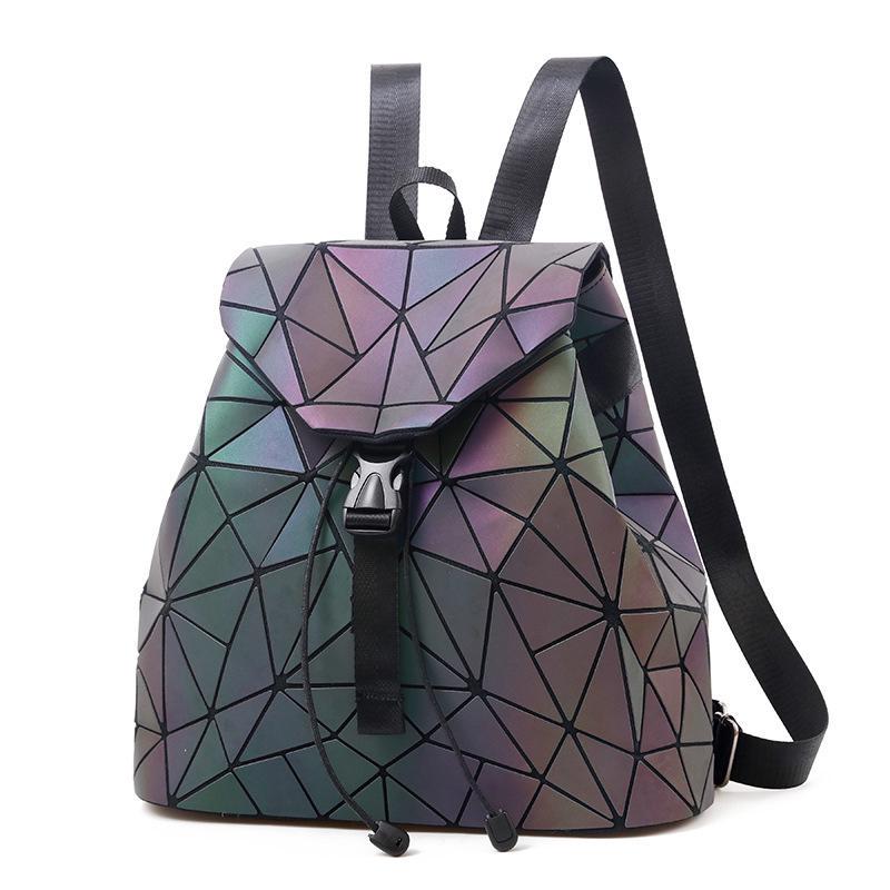 Classic Fashion Geometric Backpack Multicolour Bag | GLOW 7316-2 |