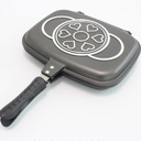 HUOCHU ORIGINAL DIE CASTING DOUBLE GRILL PAN 36cm