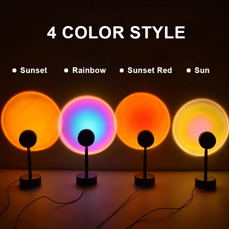 SUNSET RED  PROJECTOR LAMP - Q07