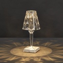 RECHARGEABLE CRYSTAL RGB TABLE LIGHT BED SIDE LAMP