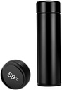 Kkmoon Water Bottle,500ml Vacuum Thermos LED Temperature Display Water Bottle Stainless Steel Double Wall Insulated Cup Intelligent Travel Thermos Cup Coffee Mugs