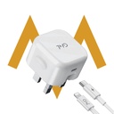 | الرحال | شاحن للسفر مع كابل USB من 7MD | الشحن السريع | حماية وأمان عالي| توافق واسع | مرن وقوي | مصنوعة من مواد ذات جودة عالية | ضمان سنتين | 7MD-03UCL |