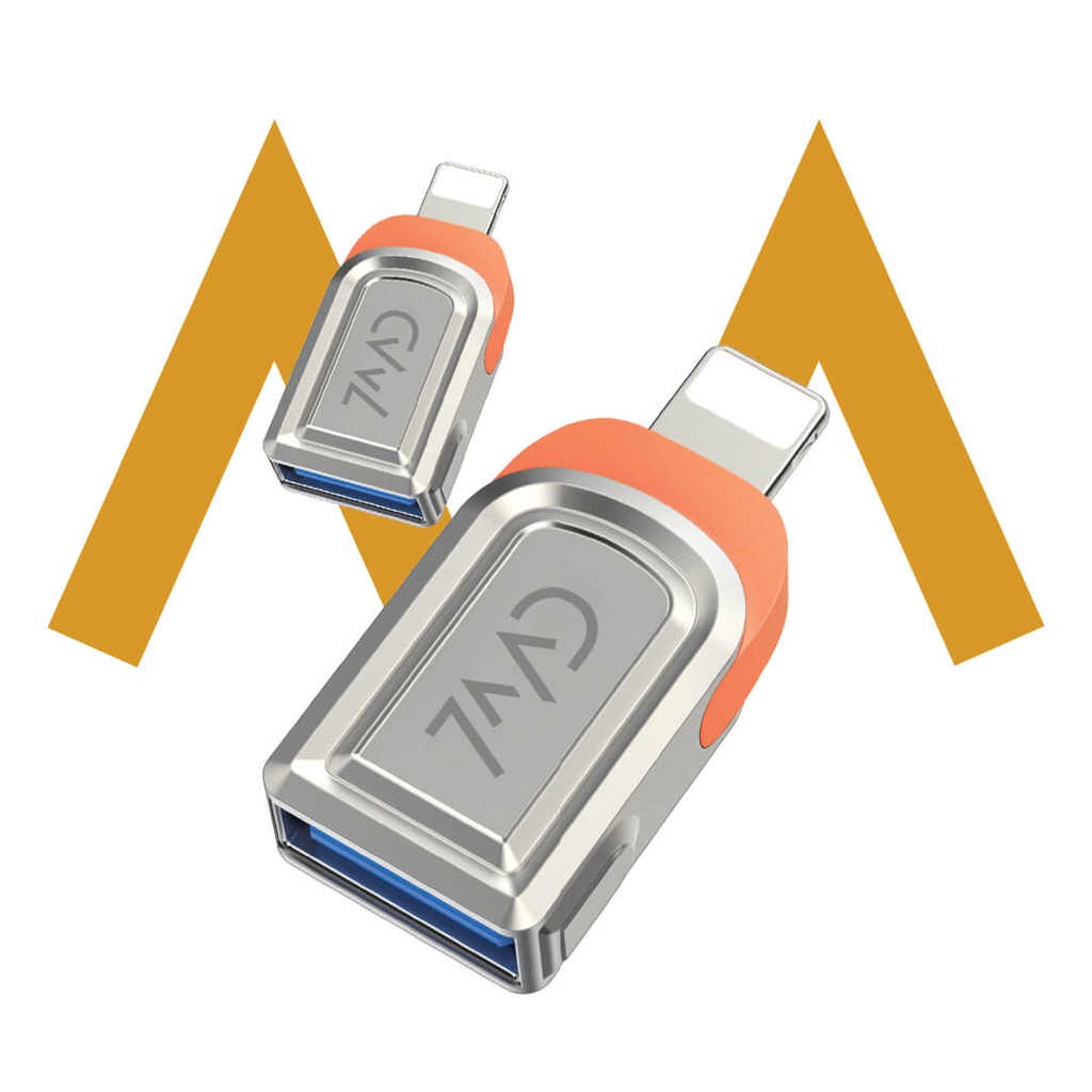 7MD USB3.0 To Lightning Adapter | High-Speed & Stable Data Transfer | OTG Function | Compact & Lightweight | Durable & Reliable | Premium Quality | 7MD-A16L |