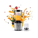 Green Lion Blender Pro | Blending & Grinding | 500W Power | 1500ML Capacity | Two-Speed Levels | Stainless Steel | Glass Blending Jug & Unbreakable Grinding Cup | 2 Years Warranty | GL-BL02 | {GNBLDPMIXG6SL}