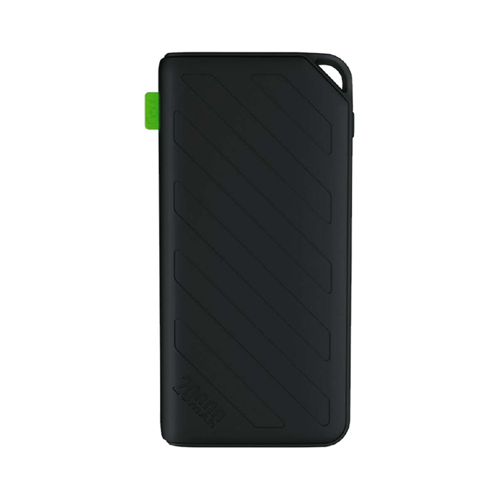 Goui Brave+ 20000 mAh Power Bank | 20W PD Fast Charging | 2 USB & 1 Type-C Ports | Multiple Safety | Charging Cable Included | G-EPB20P2-3A |