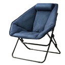 | منتجات الشتاء | كرسي SUN GLOBAL القابل للطي من الجلد المريح وقاعدة من الستانلس ستيل (AC-5751D)