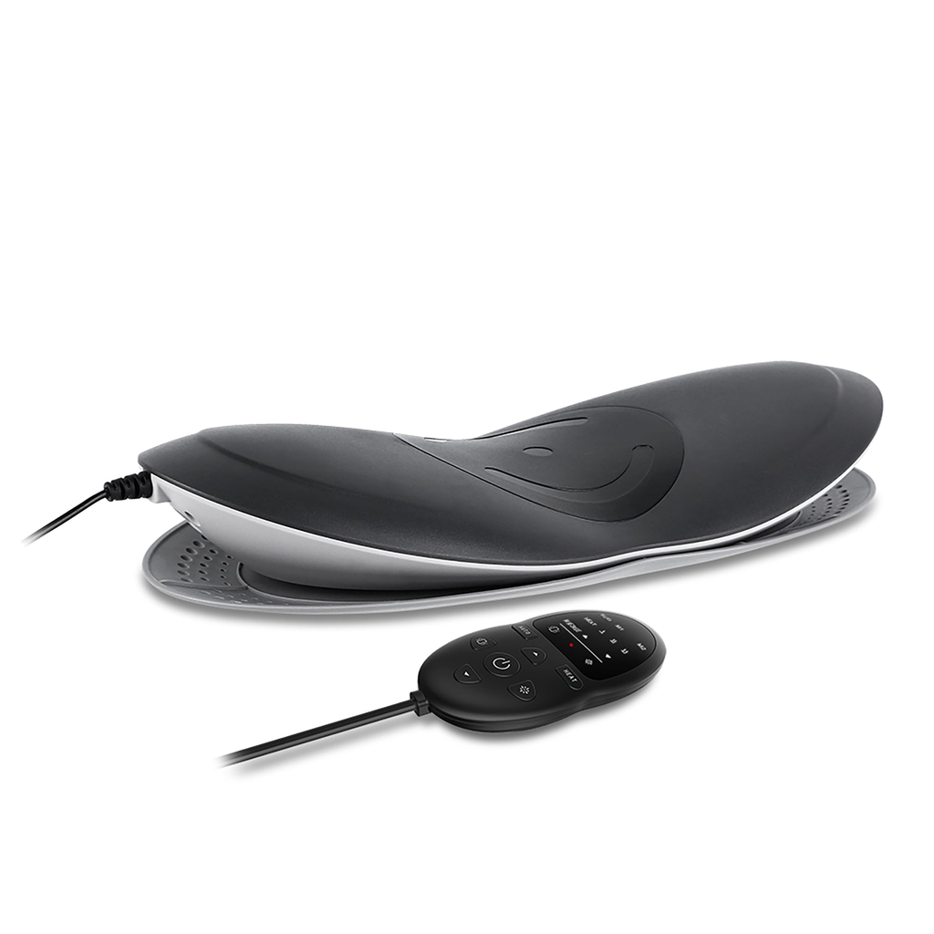 Smart Lumbar Massager With Air Pressure Traction, Heating Therapy, Vibration & Remote Control