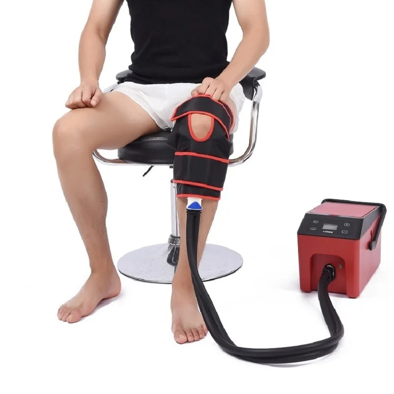 7MD Pulse Ice Cold Compression Massage Device Physical Therapy System For (Knee, Ankle & Full Leg-M) Model: KRP/MYY-M