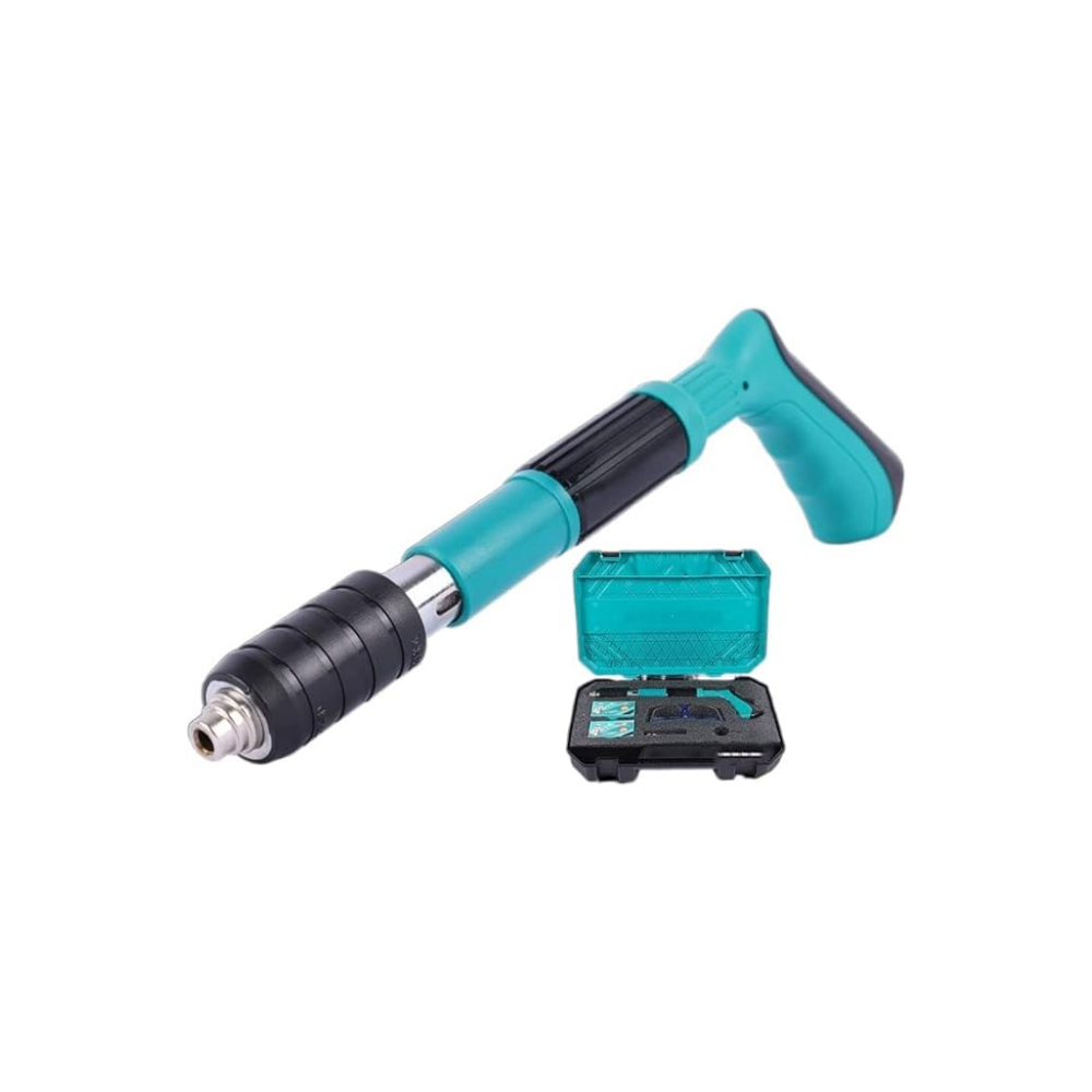 HITACHI Mini Manual Nail Gun – Heavy-Duty Steel Construction, One-Hand Operation, Double Silencer Design