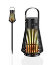 Portable Outdoor 5W Type C Charging Port LED Flickering Flame Torch Wireless Speaker with Pole and Ground Stake | MX-OS022 |