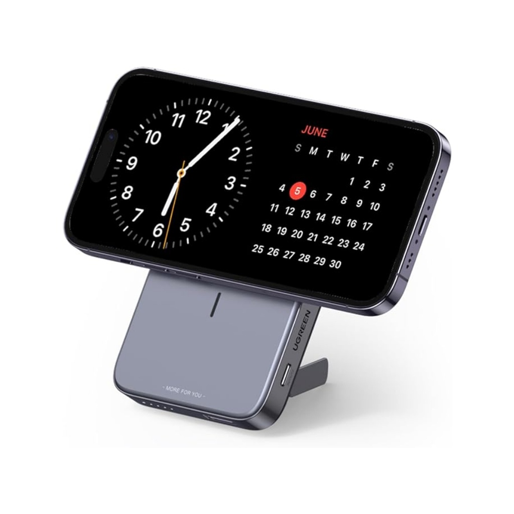 UGREEN Magsafe Power Bank 10000mAh, Wireless Portable Charger 15W with Kickstand Magnetic, PD 20W USB-C Fast Charging for iPhone | PB206 | 15086 |