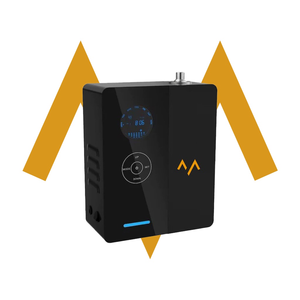 7MD Small Smart Diffuser Machine Automatic Air Freshener Device  | Mobile APP Control | Manual Control Buttons | Easy to Use | LED Display |