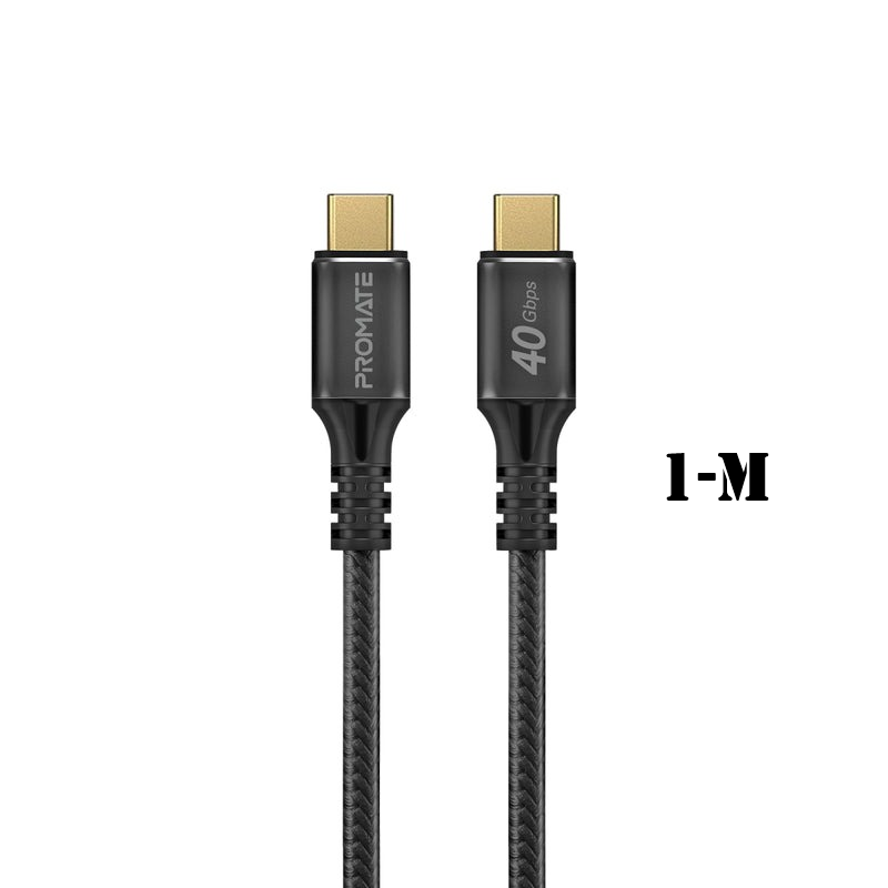 كابل شحن فائق السرعة بقدرة 240 واط ‏تايب سي إلى تايب سي من بروميت | PowerBolt240-1M |