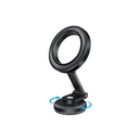 Promate 360° Car Mount MagSafe Compatible, Foldable Magnetic Ring Smartphone Holder | MagHoop-HG |
