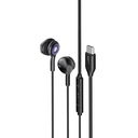 سماعات أذن سلكية ستيريو USB-C شفافة مع إضاءة RGB من بروميت | LumiBuds-C |