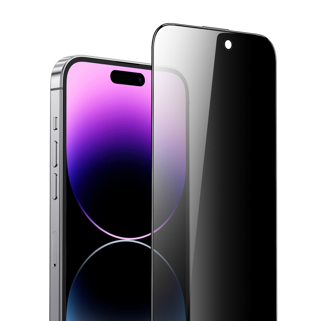 Green Lion 9H Steve Privacy Screen Protector for iPhone 15 Pro / Pro Max - Black | GN9HSPY15 |