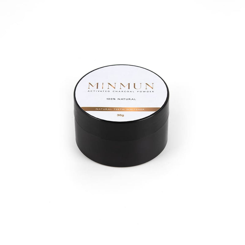 MinMun Charcoal Whitening Powder Natural Teeth Whitener 30g | M0509 |