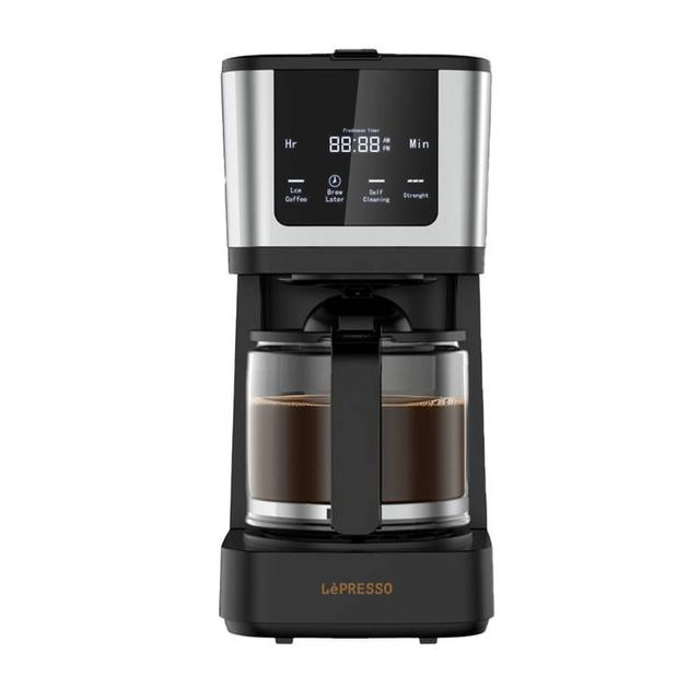 LePresso Rich Brew Coffee Machine with Interactive Touch Display, 50-60Hz Rated Frequency and UK 3-Pin Power Plug |LP006||LPCFFM0006-BK|