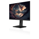 شاشة مكتب Powerology مقاس 27 بوصة 4K UHD مع حامل دوار قابل للتعديل، إضاءة RGB، HDR، تباين محسن، AMD FreeSync، أسود |P4KOM27BK|