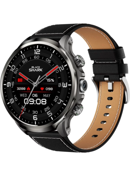 Black Shark Watch X Rugged Smartwatch with GPS Heart Rate Monitor 50M Waterproof Long Battery Life & 1.9" AMOLED Curved Display |BS-W2403|