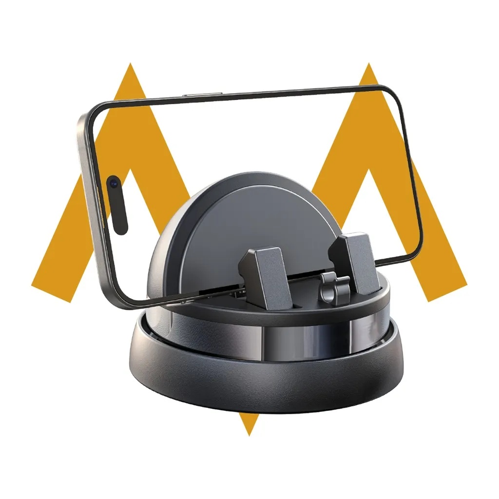 7MD 360° Rotation Car Mount Heat Resistant Nano Glue Secure Automatic Locking