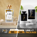 7MD Package Contains 1 x 7MD LAVA Perfume and 1 x 7MD Perfumes Available in Zaffron Vanille Tobacc and Ombre Leather Fragrances