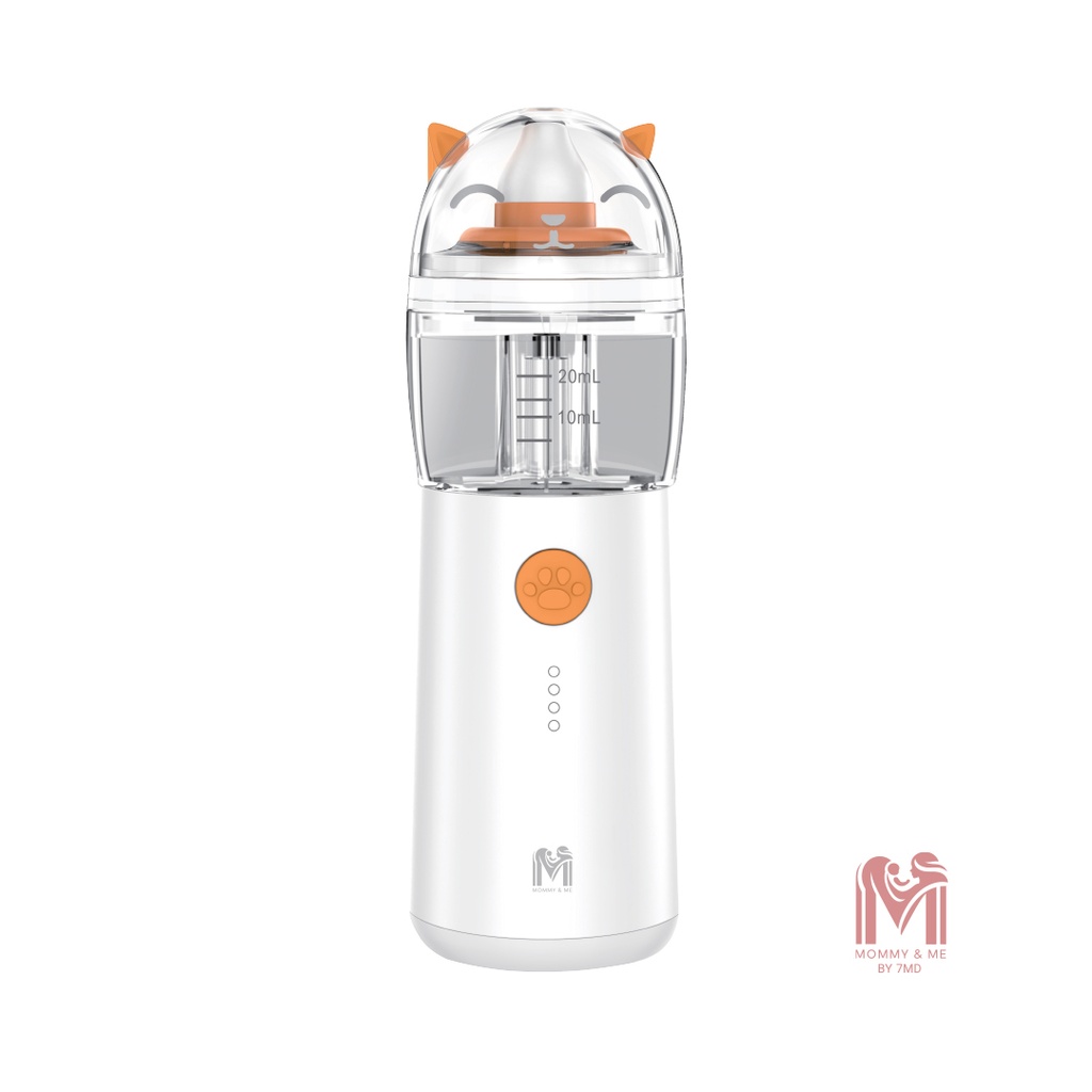 Mommy & Me Electric Pressure Spray Nasal Washer by 7MD Portable IPX7 Waterproof Four Speeds 20ml Tank Ultra Quiet & Comfortable |JQ-P09U|