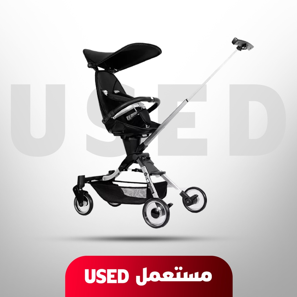🚨 USED 🚨 XIAOMI BEBEHOO Lightweight Folding Compact Baby Stroller - Black |S130|