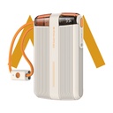 الفهد: باور بانك 7MD بسعة 10000mAh للشحن السريع PD22.5W مزود بكابلات Type-C وLightning مدمجة مع شاشة LED وإخراج متعدد المنافذ |7MD2476|