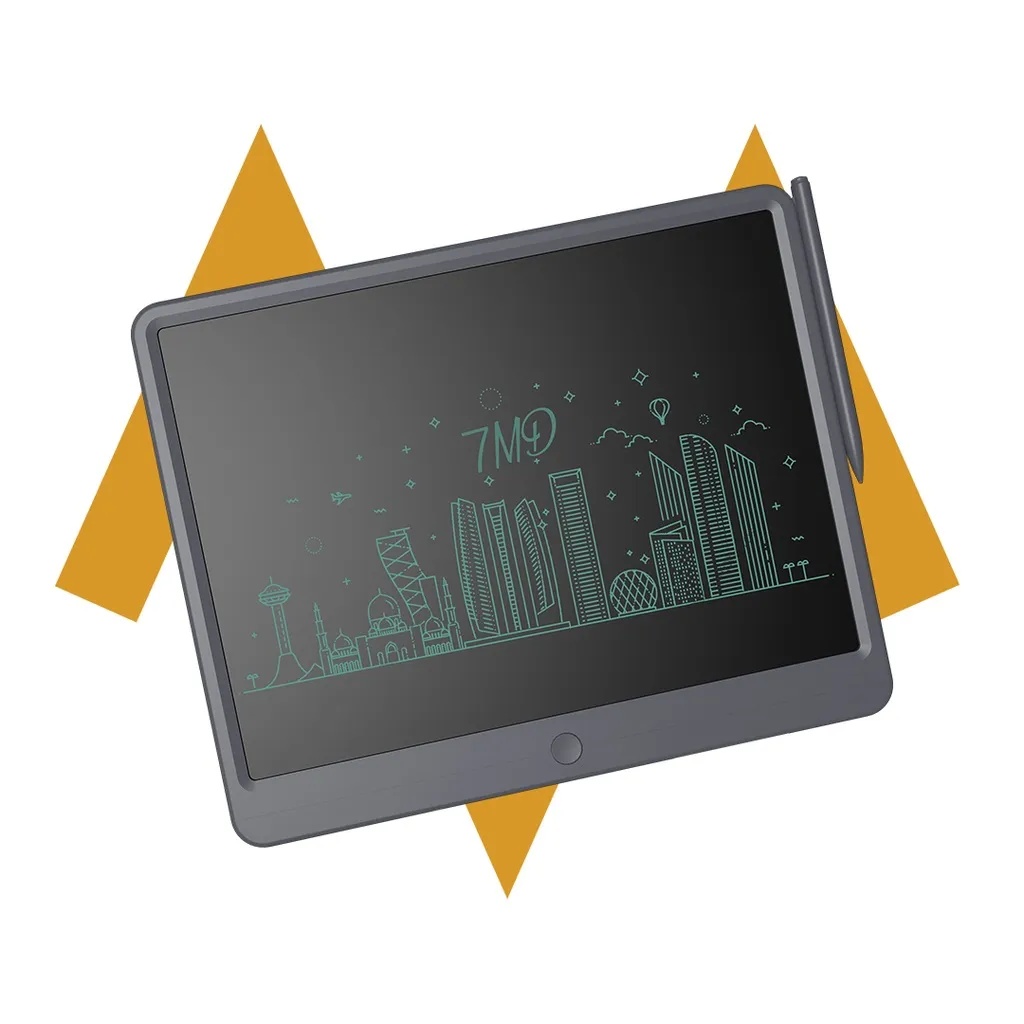 لوح الكتابة الرقمية: 7MD بشاشة LCD عريضة 15 بوصة  تصميم صديق للأطفال وصديق للبيئة  دفتر ملاحظات محمول ومتين |7MD24100|