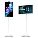 Taktik Portable Smart Touch Screen 32 inch 4K UHD Display 8GB RAM 128GB Storage Android 12 15000mAh Battery External Camera & Rotatable Stand With 1 Year Free Software Support & Update | TT-PSS324K-WH |