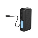 Powerology 27000mAh Solar Wireless Charging Power Bank Fast Charging 4 Devices Simultaneous Charge Support Multi Mode Flashlight IP54 Water Resistant |PP077||PPBCHA77|