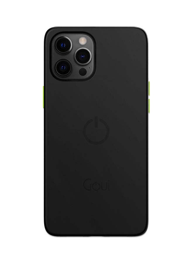 Goui Magnetic iPhone 12 & 12 Pro 6.1 inch Case Slim Rubber Back Cover with Wireless Charging and Dual Magnetic Bar Grip Friendly Design G-MAGENT12L