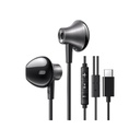 سماعات UGREEN USB C السلكية مع ميكروفون وتحكم في الصوت لأجهزة iPhone 16 وSamsung Galaxy S24 S23 وiPad Pro Air مع إلغاء الضوضاء ومحرك 14 مم |EP106|