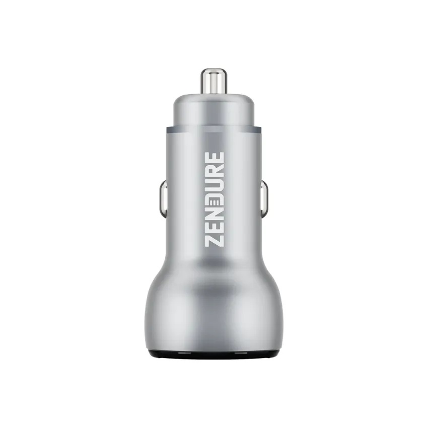 شاحن سيارة SuperDrive بقوة 48 واط من زندور | USB-C PD 30W + USB-A QC 3.0 18W | شحن سريع مع شاشة رقمية | ZDSD66W1C1A-A48 |