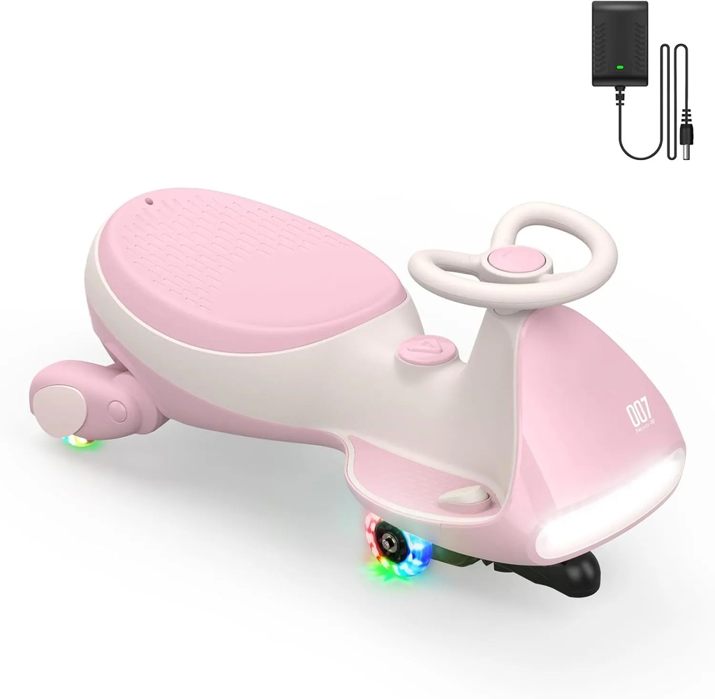Mommy & Me Pro/Classic Electric Wiggle Car – Rechargeable Ride-On Toy with 12V Battery, PU Wheels & LED Display Kids Car | MM-41625 |