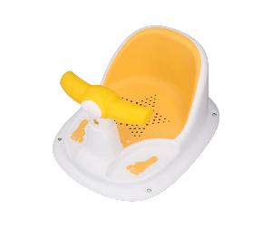 AMOR TINY Baby Shower Chair | Secure, Ergonomic Baby Bath Seat with Handle – Anti-Slip Suction, Easy to Clean, Versatile Infant Support