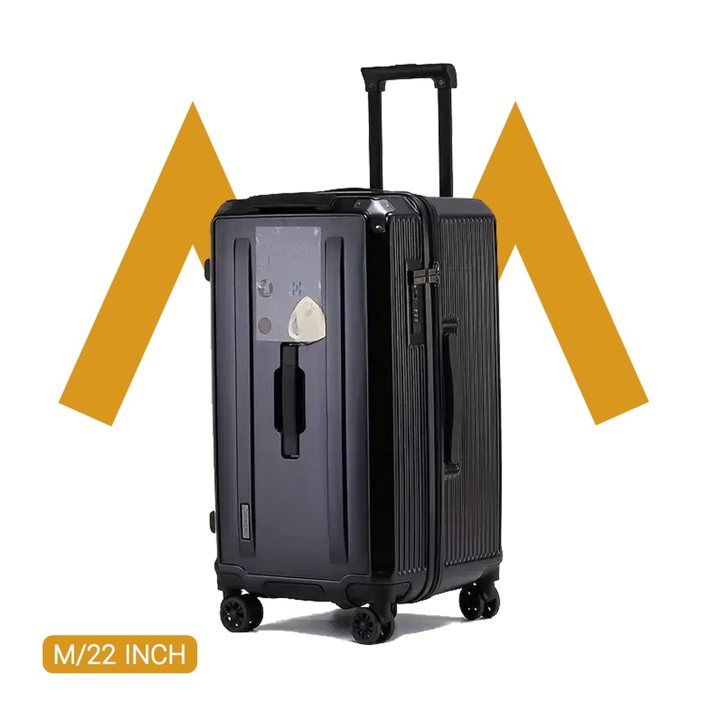7MD SuitCase Multi-Purpose With High Capacity - Travel Bag inclouds airtag, pvs stickers, and luggage tag, 8-in-1 Compression Packing Organizers | Size: M / 22 INCH | 7MD-1906 |