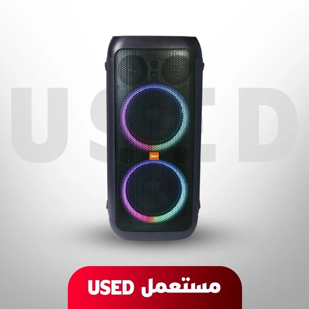 🚨 USED 🚨 Clikon Max Vibe Part Box Bluetooth Speaker – Powerful Sound, Deep Bass, Wireless Music Streaming | CK848 | 🚨 Not Covered By Warranty 🚨