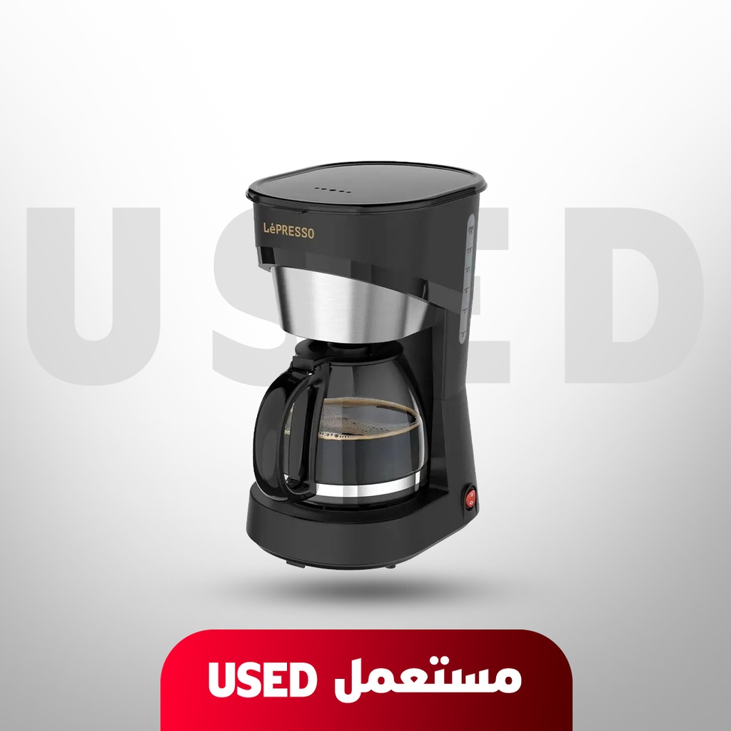 🚨 DISPLAY PIECE 🚨 LePresso Drip Coffee Maker with Glass Carafe 900W 1.5L Water Tank ‑ Touch Control Stay‑Warm Function Washable Nylon Filter | LP041 | LPCFFM0041 | 🚨 Not Covered By Warranty 🚨