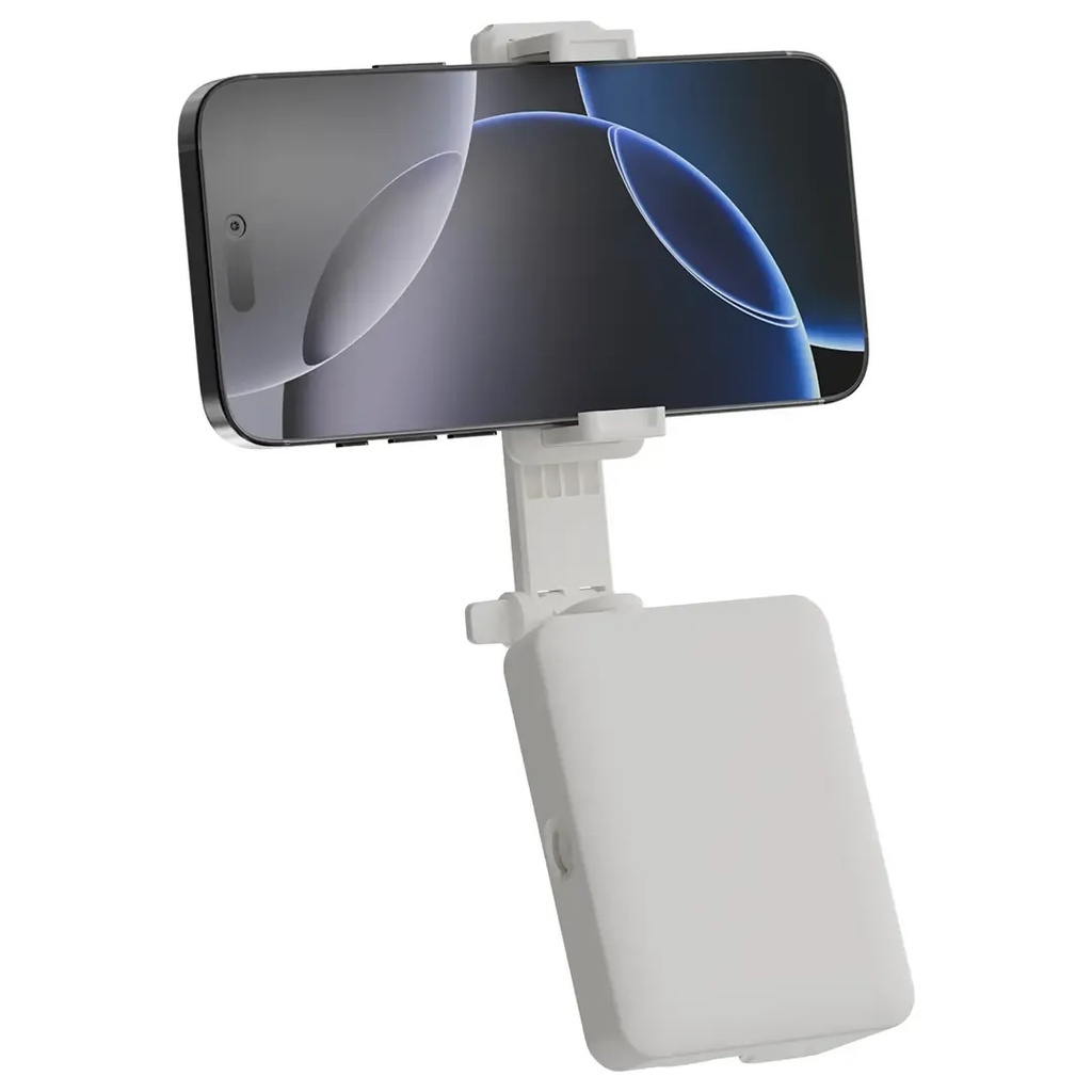 Porodo Lifestyle 3-in-1 Bluetooth Selfie Stick – Fill Light, 360° Rotation, 519mm Arm | PDLFST211WH |