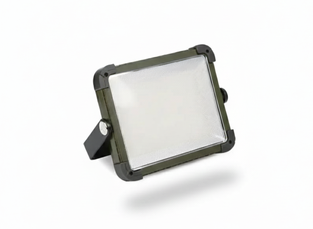 مصباح تخييم بالطاقة الشمسية من Green Lion – قدرة 25 واط LED، سطوع 1500 لومن، بطارية 7200mAh، مقاومة IP65، مداخل Type-C والطاقة الشمسية. (بدون ستاند) | GNPCALIGHTSL |