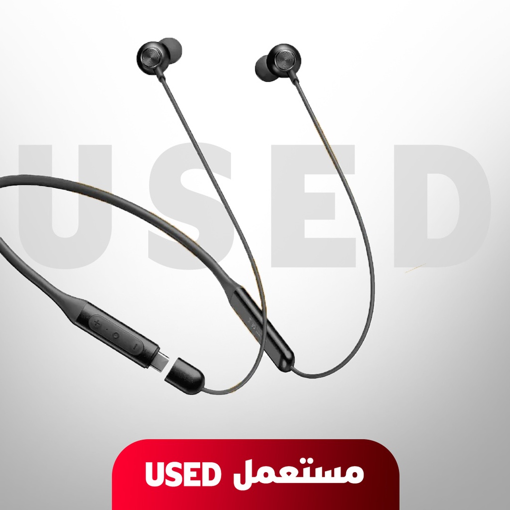 🚨 USED 🚨 7MD Neckband Wireless Earphone | Noise Cancellation | Control Buttons | Long-Life Battery | Stylish Design | Suitable For Calls, Gaming,  Spors | Premium Quality | 7MD-W41 | 🚨 Not Covered By Warranty 🚨