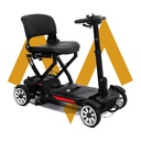 [12223] 7MD Automatic Folding Height-Adjustable Portable Electric Scooter with Removable Battery For Disabled Persons with Remote Control | YL-309S |