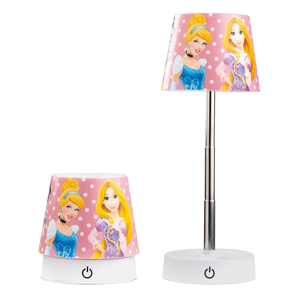 مصباح LED ديزني – 11 سم | ضوء ليلي قابل لتعديل الأرتفاع (3 تصاميم: الأميرات، بينوكيو، أليس)