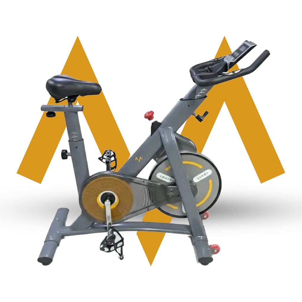 دراجة رياضية ثابتة للتمارين المنزلية من حمد ستور – إصدار سبورت مع مقاومة قابلة للتعديل | TECNOFIT SP |
