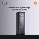 باور بانك HyperCharge بقدرة 212 واط وسعة 25000mAh من شاومي – شحن فائق السرعة متعدد المنافذ، USB-C PD، خرج منفذ واحد حتى 140 واط | P03MI |