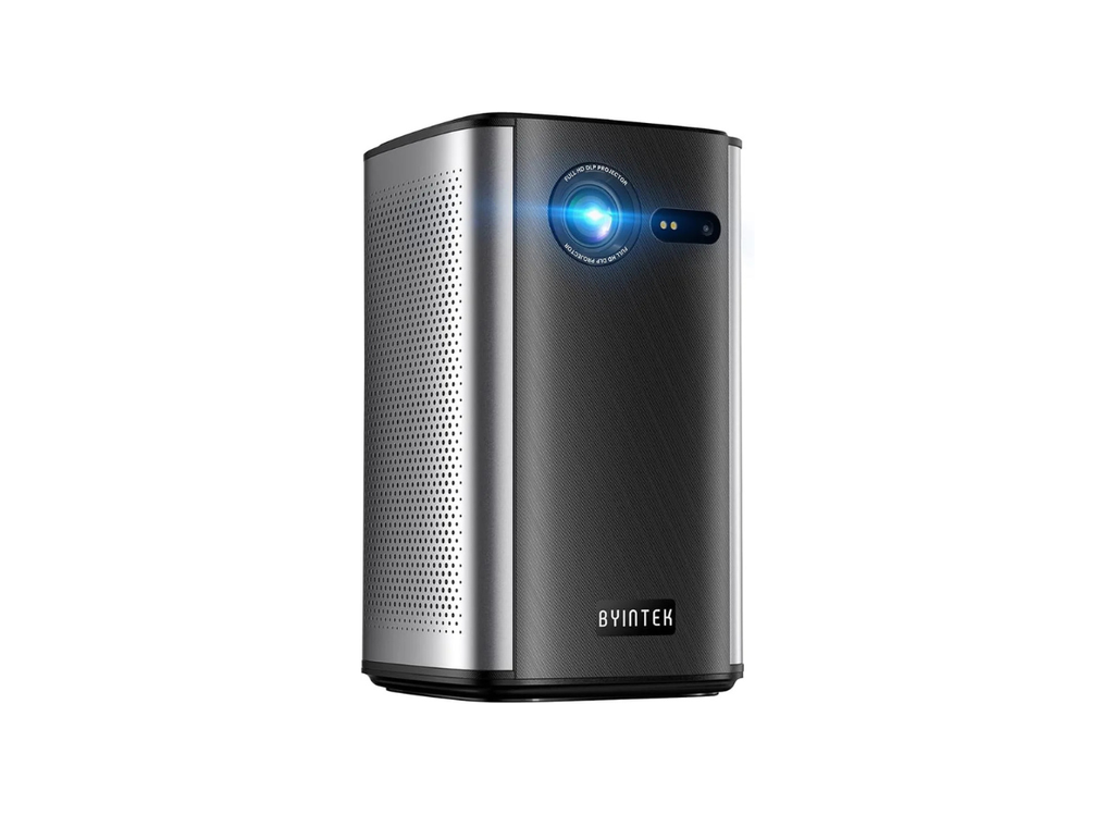 بروجكتر P70 المحمول بتقنية DLP مع أندرويد 9.0 من BYINTEK – دعم 4K و3D، تركيز تلقائي، بطارية 8000mAh. مع دعم وتحديث للبرامج مجانا لمدة سنة واحدة | P70X |