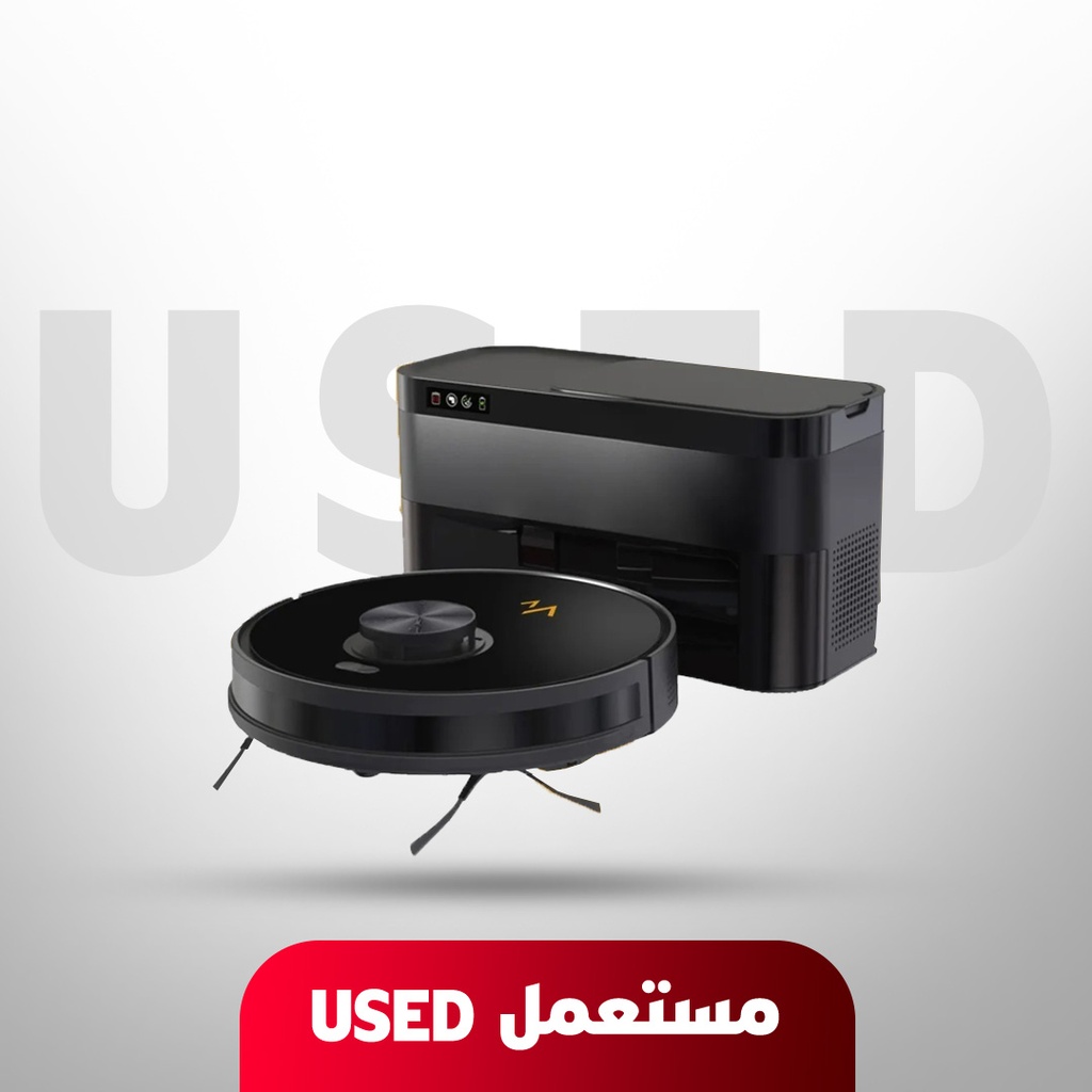 🚨 USED 🚨 7MD Robot Vacuum Cleaner With Dust Collection Box | L200 | 🚨 Not Covered By Warranty 🚨 Without cartoon